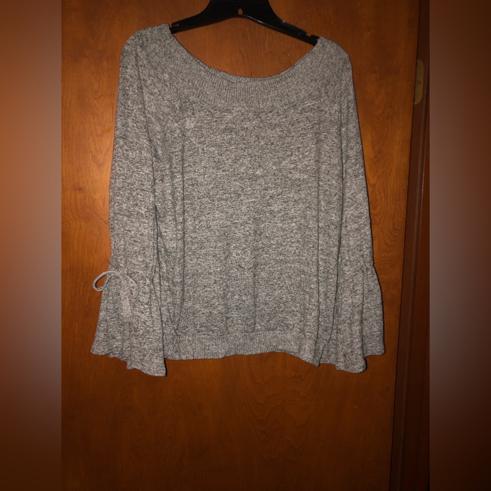 Express soft knit belle sleeve sweater size M